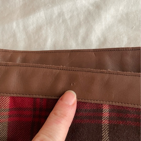 Jones New York Vintage Wool Tartan Plaid Mini Skirt 12 Academia Gilmore Girls - Picture 11 of 12
